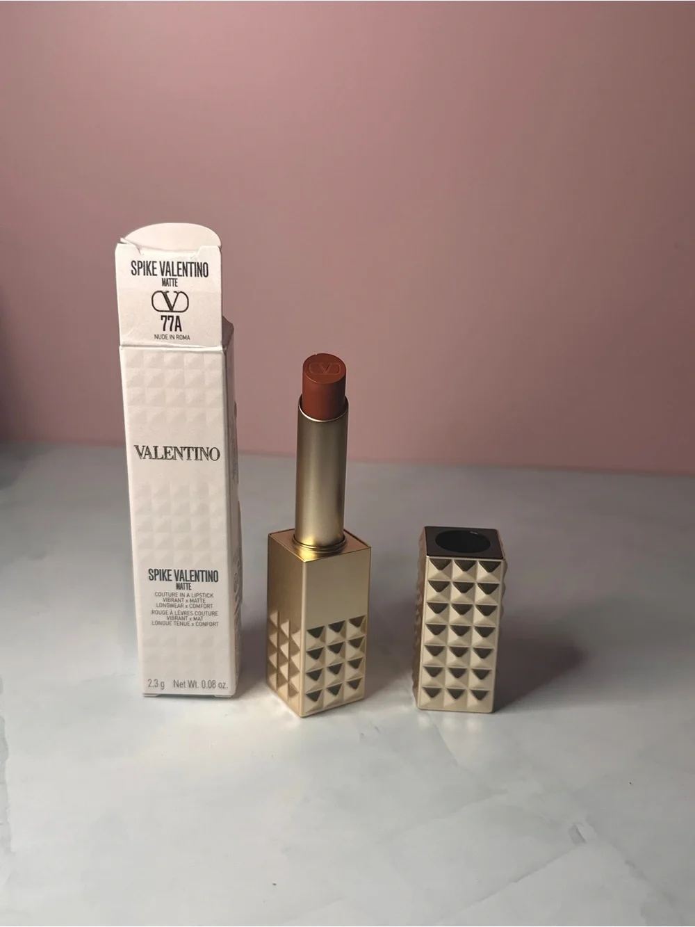 Valentino Matte Lipstick - Warm Nude Brown